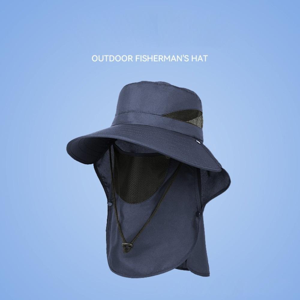 

Detachable Beach Cap Breathable Fisherman Hat New Bucket Hat Women 5