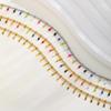 Colored Bohemia Anklet for Women,Gold Plated Stainless Steel Chain Anklets,Summer Beach Jewelry Gift