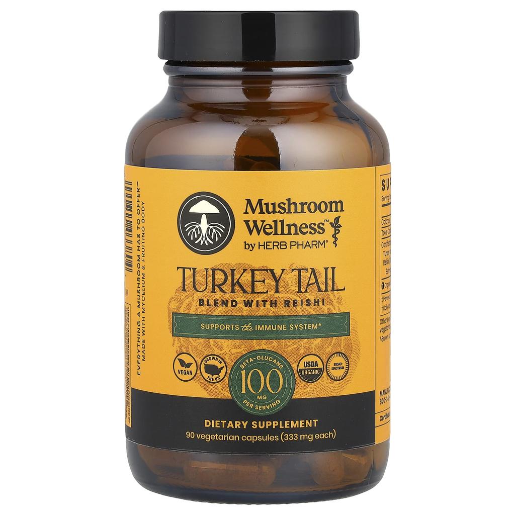 Mushroom Wellness™, Cloud Mushroom Blend with Reishi, 90 Veggie Caps