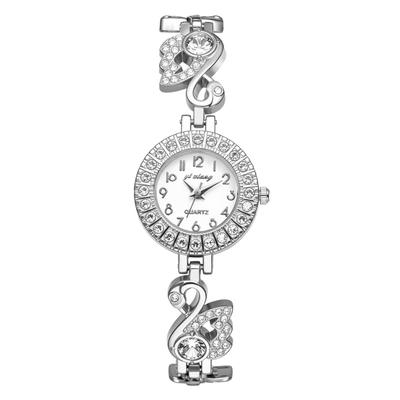 Women's Stainless Steel Bracelet Watch with Rhinestones: Swan Analog Quartz Movement, Fashionable, Everyday Accessory, Gift for Anniversaries and