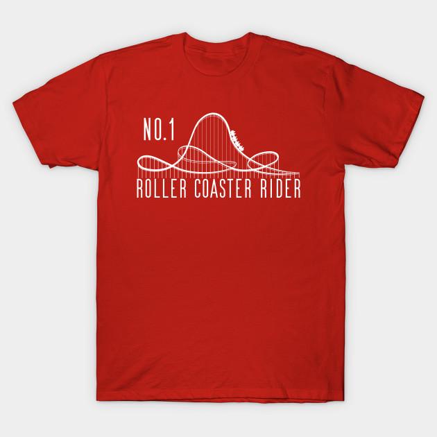 Unisex Fashion TShirt Number 1 Roller Coaster Rider Roller Coaster Print TShirt Plus Size S-5XL T-Shirt 100%Cotton Tops O Neck Short Sleeve Tees
