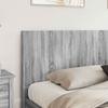 Bed Frame with Storage and Headboard Grey Sonoma