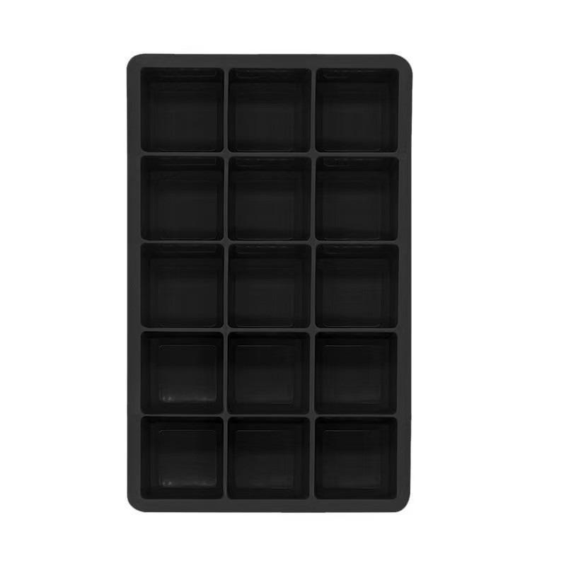 Food Grade Silicone Ice Grid Ice Cube Mold Easy Demoulding 15 Grid Home Refrigerator DIY Ice Box Homemade Ice Cube Mold