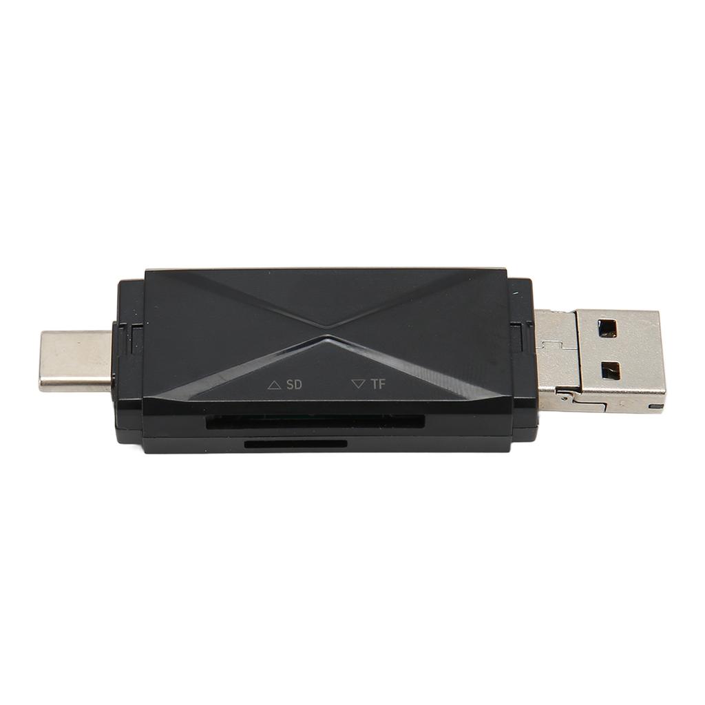 USB C USB2.0 MICRO USB Storage Card Reader with 3 Connectors 104MBps 3 in 1 USB Storage Card Reader for Laptop Cellphone