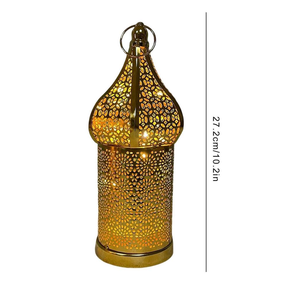 2024 Muslim Ramadan Festival Decor Supplies LED Wind Lantern Pendant EID Mubarak Light Ornament Ramadan Decoration For Home