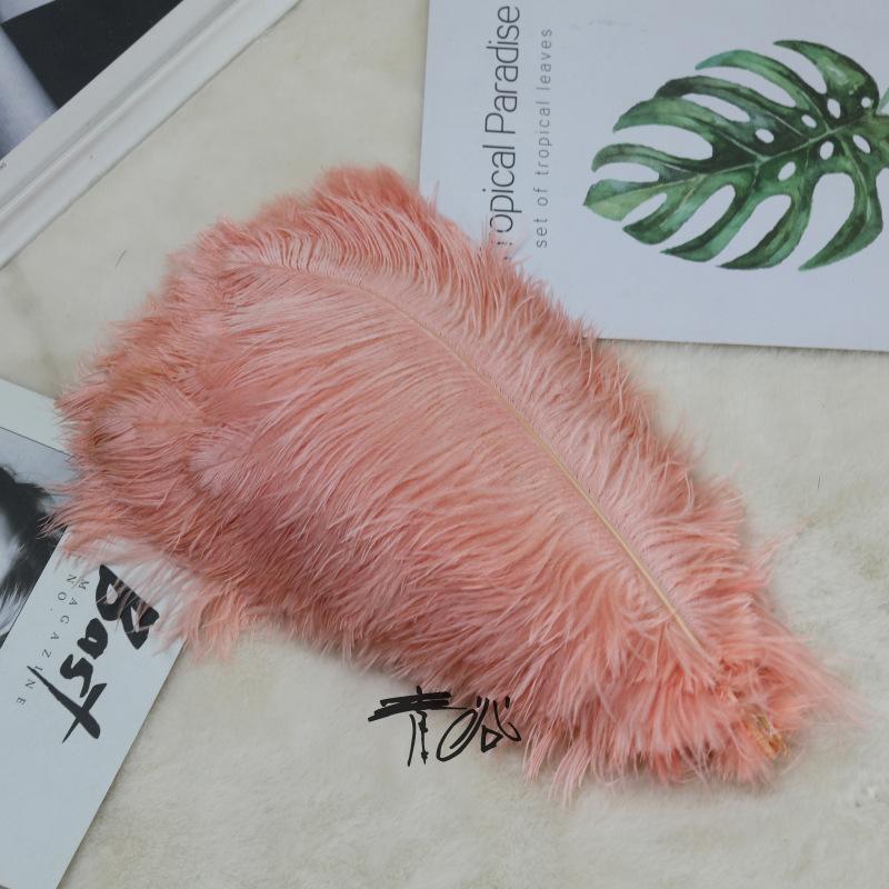 Colored Ostrich Feathers 30-35Cm Stage Performance Wedding Bouquet Decoration Ostrich Feathers
