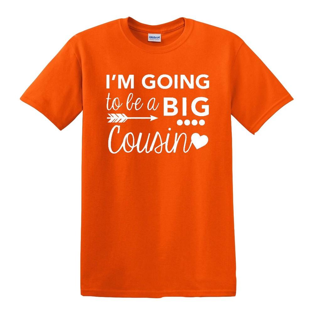 Im going to be a big cousin gift t shirt men kids funny novelty present top tee 2XL