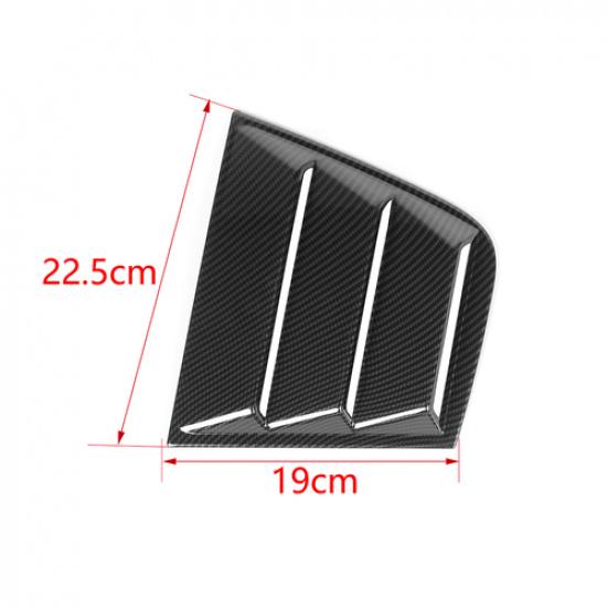 Rear Side Tuyere Quarter Louver Vent Cover for Dodge Charger 2011+ Accessories
