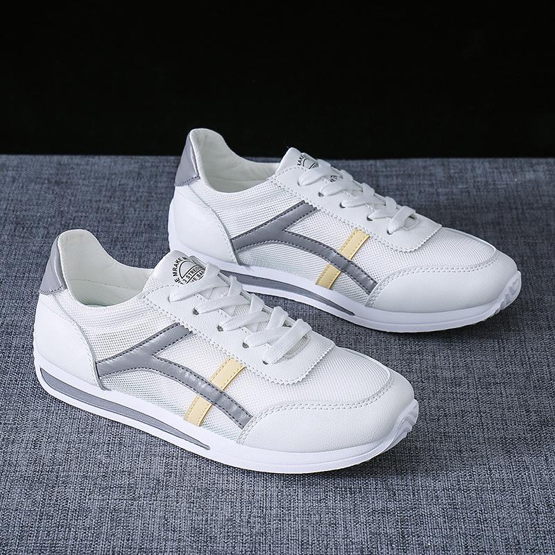 Women's Shoes  Spring New Small White Shoes Women's Real Microfiber Casual Forrest Gump Shoes Student Skate Shoes