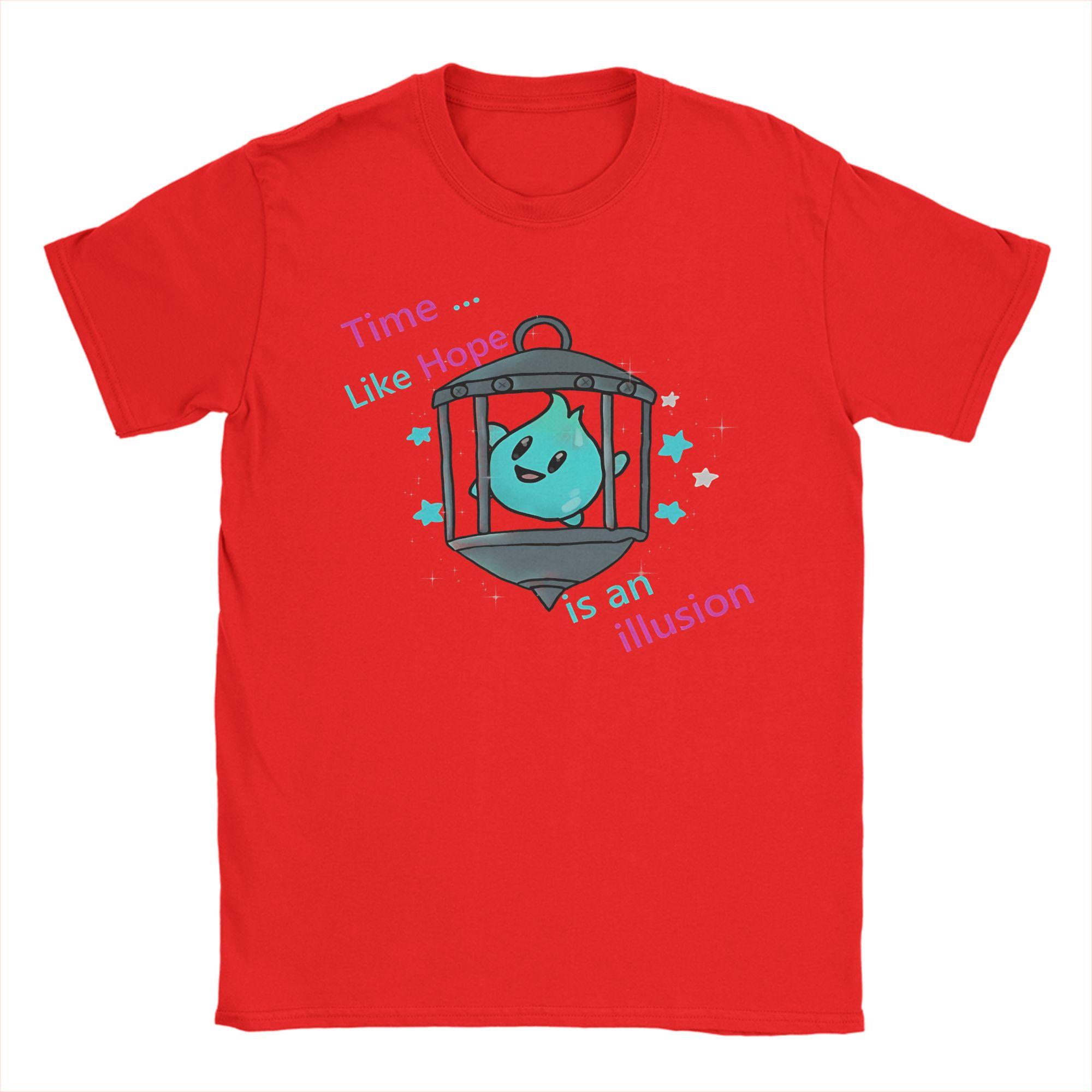 TIMElike hope is an illusion Lumalee T Shirt Unisex Womens Cotton Novelty TShirts Marios Tees Short Sleeve Clothes New Arrival S