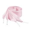 Colorful Checkered Shoe Laces Wide Flat Polyester Shoelaces Sneakers Laces Replacement For Adult Footwear Decoration