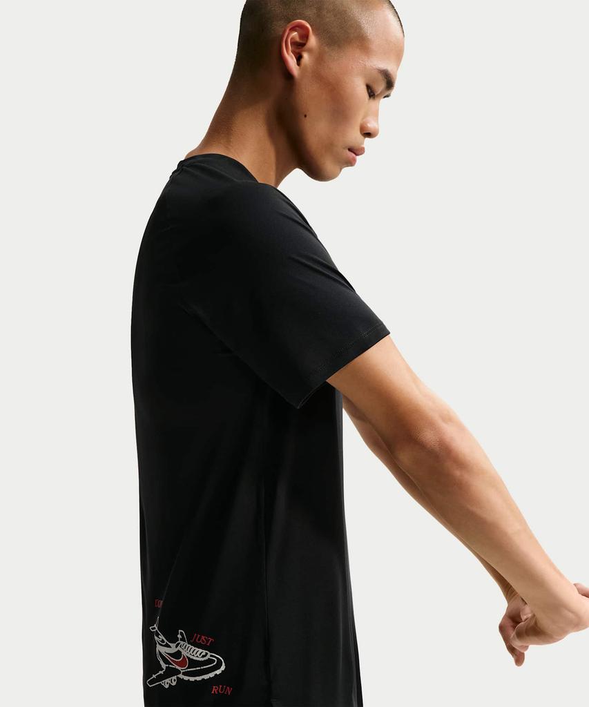NIKE Stride Fly Nike Dri-Fit Adv Short Sleeve Running Top M - Black / If2025-010