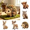 Set de Couture Patchwork Animaux de la Forêt, Kit DIY Forêt, Cadeau Créatif Amis faits à la Main, Kit de Loisirs Créatifs Facile pour Débutants Adultes Adolescents