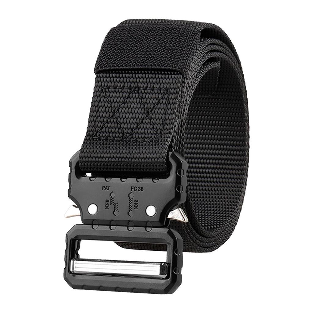 Cross-border Cobra Tactical Belt: Outdoor Military Leather Belt with Alloy Insert Buckle