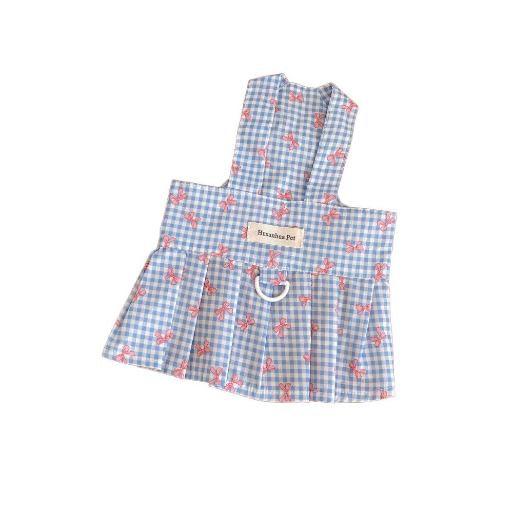 

Breathable Dog Dress Soft Pet Dress Bichon Frise Puppy Dress Small Medium Dog L синий