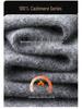Men's 100% Pure Cashmere High-Neck Sweater - Autumn/Winter White Knit Base Layer