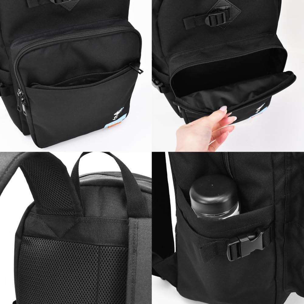 Backpack Daypack A4 Large Capacity 18L Water Repellent Lots of Pockets Women Men School Commuting Travel Adults Students Kids Cute Characters