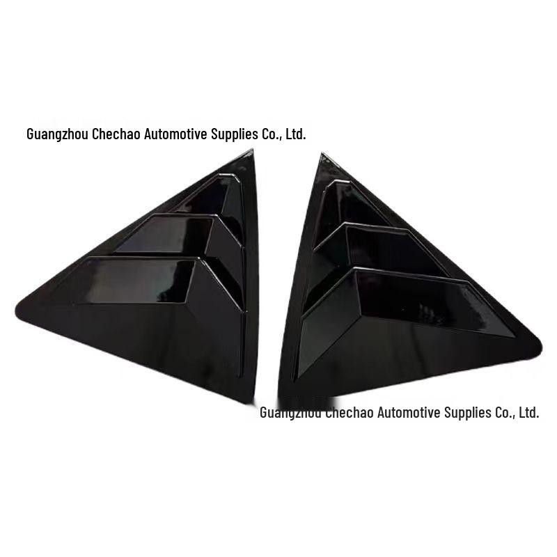Carbon Fiber Rear Quarter Window Louvers for 03-16 Mazda 6 Exterior Decoration