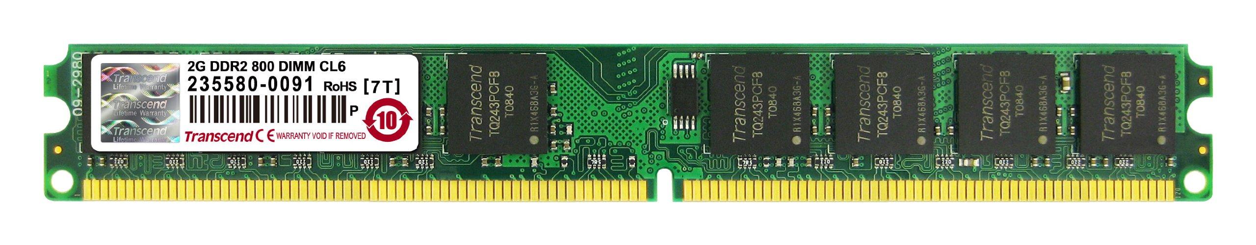 

Transcend 2GB 240pin DIMM for Desktop PC PC2-6400(DDR2-800) JM800QLU-2G