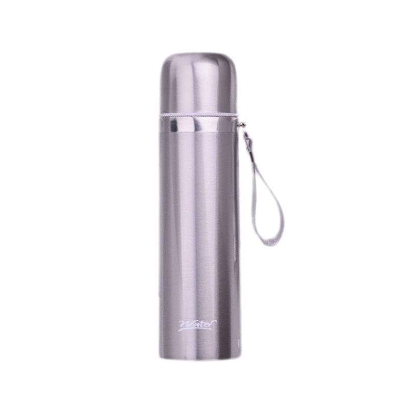 Steel 500ml Stainless Insulated Cup Handle Rope Portable Outdoors Gift Teacup