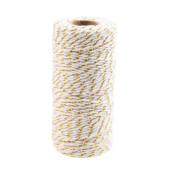 Cotton Bakers Twine 328FT Packing String Christmas Cotton Rope Cord for Tying Cake And Pastry Boxes DIY Crafts Gift Wrapping