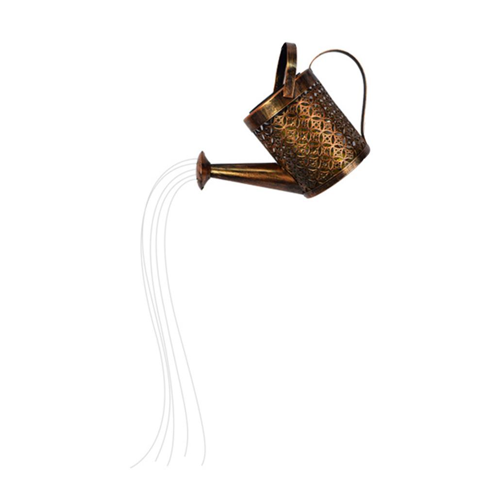 

Кованый полой светодиодный солнечный светильник Лейка разбрызгивает солнечный свет Уличный водонепроницаемый душ светильник Садовое украшение