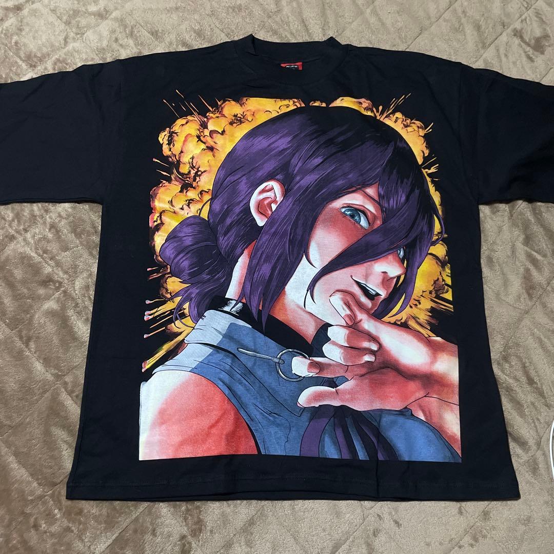 

[USED] Chainsaw Man Reze Hand-Printed Silkscreen T-Shirt, Overseas Exclusive Anime Tee