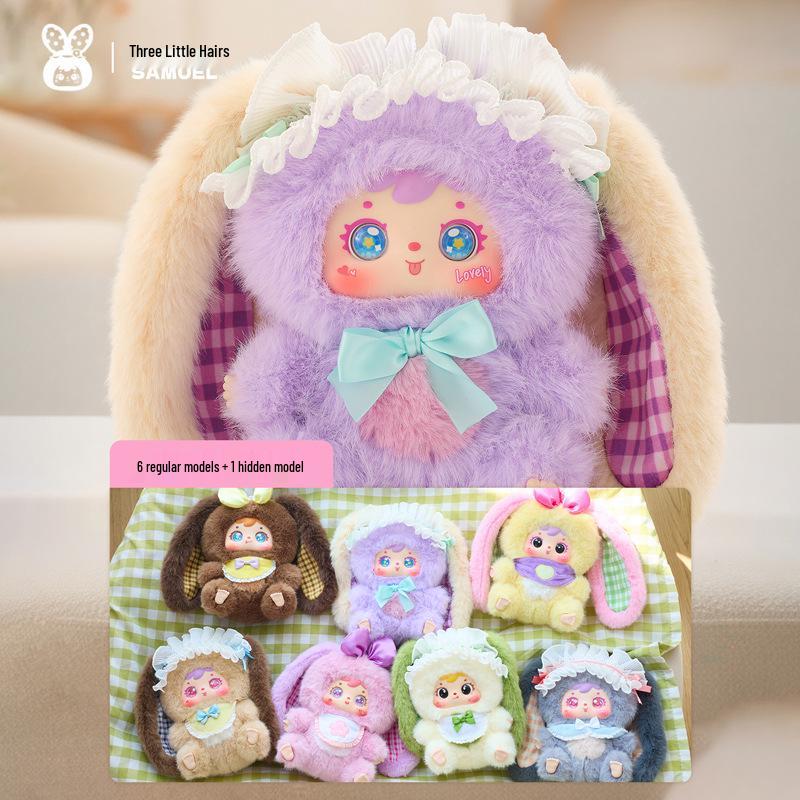 Cute Mao Snow Night Tea Party Plush Blind Box - Creative Toy Doll for Girls Birthday Gift