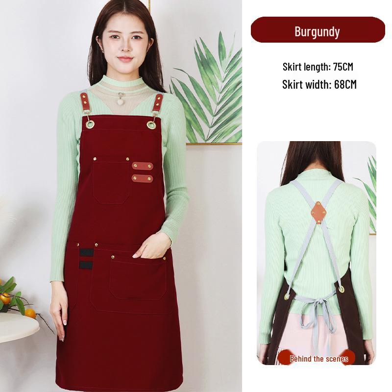 Waterproof Oil-Proof Apron for Kitchen, Dining, Restaurant, Gardening, or Work with Custom Logo Option