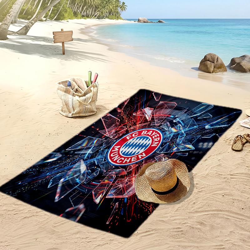 Bayern Munich Printed Beach Towel Quick Dry Soft TowelPortable Large Rectangular Beach Blanket for Travel Swimming Pool