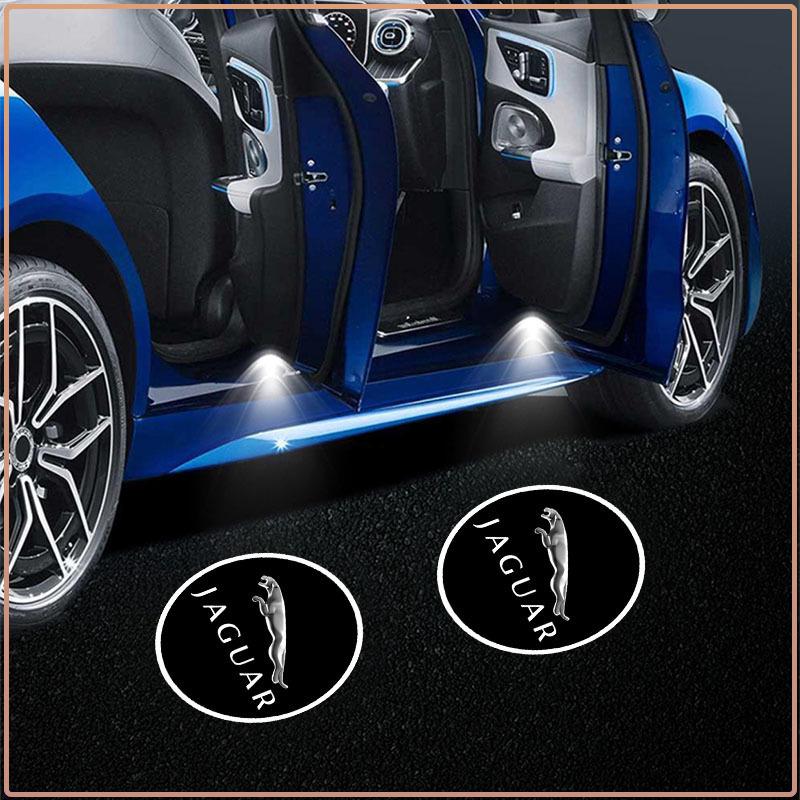 2 Stück Auto LED Tür Willkommens-Projektorleuchten Kabellose Geister Schatten Trittbeleuchtung Für Jaguar XF XE XK F E-Pace F-Pace I-Pace F-TYPE X S F Typ XJ XEL XFL
