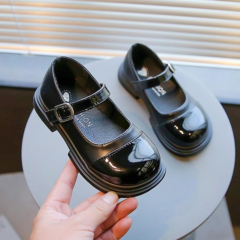 

Детская обувь. Кожаная обувь для девочек в весенне-осеннем стиле. 29