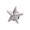 Five-Pointed Star Lapel Pin Collar Brooch Badage Women Men Pentagram Metal Badge Clips Shirt Dresses Bag Ornament