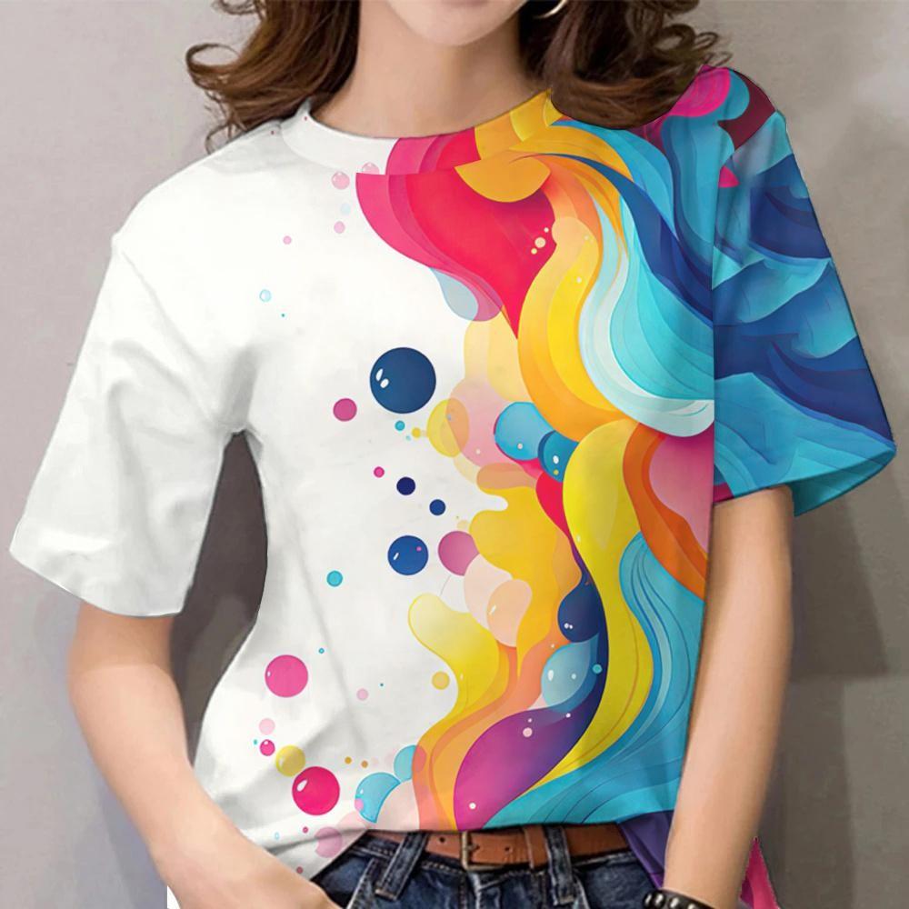 

Women s Songkran Rainbow Graffiti T-shirt XS