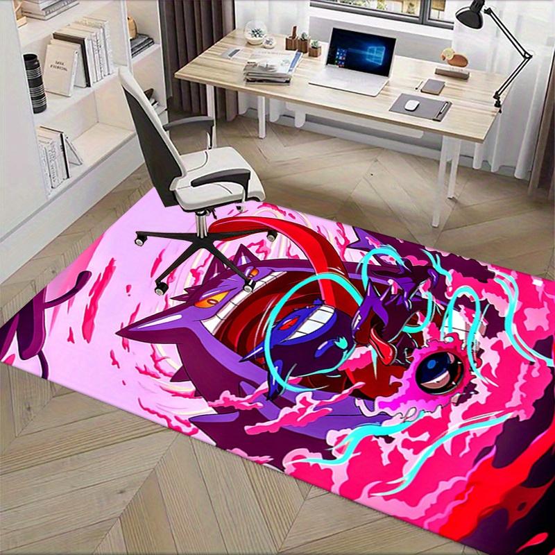 1pc Pokémon,Gengar Office Carpet Soft Polyester Entrance Carpet Washable Non slip Machine Washable I