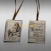 F26C Catholic Scapular Embroidered Scapular Our Lady of Mount Carmel Devotional Rosary Catholic Garment Accessories