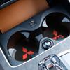 cwnqah1 cwmvjg1 Universal Car Cup Holder Pad Anti-slip Coaster for Mitsubishi Triton L200 Pajero Sport Car Interior Decoration Items