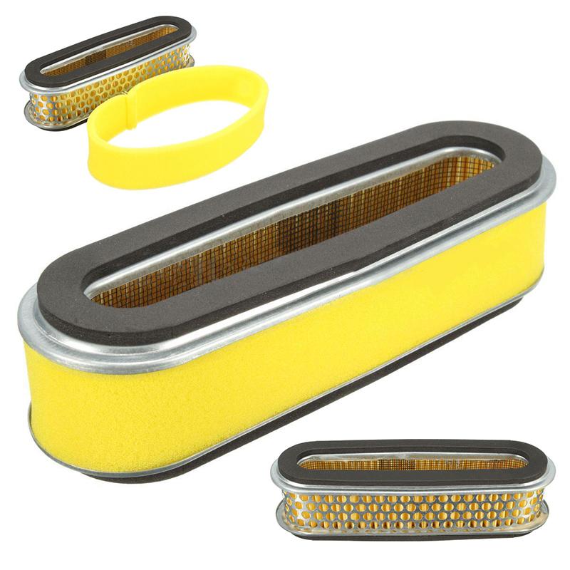 Oval gressklipper luftfilter og svamp for Honda GV150 HR194 HR195 HR214 HRA214
