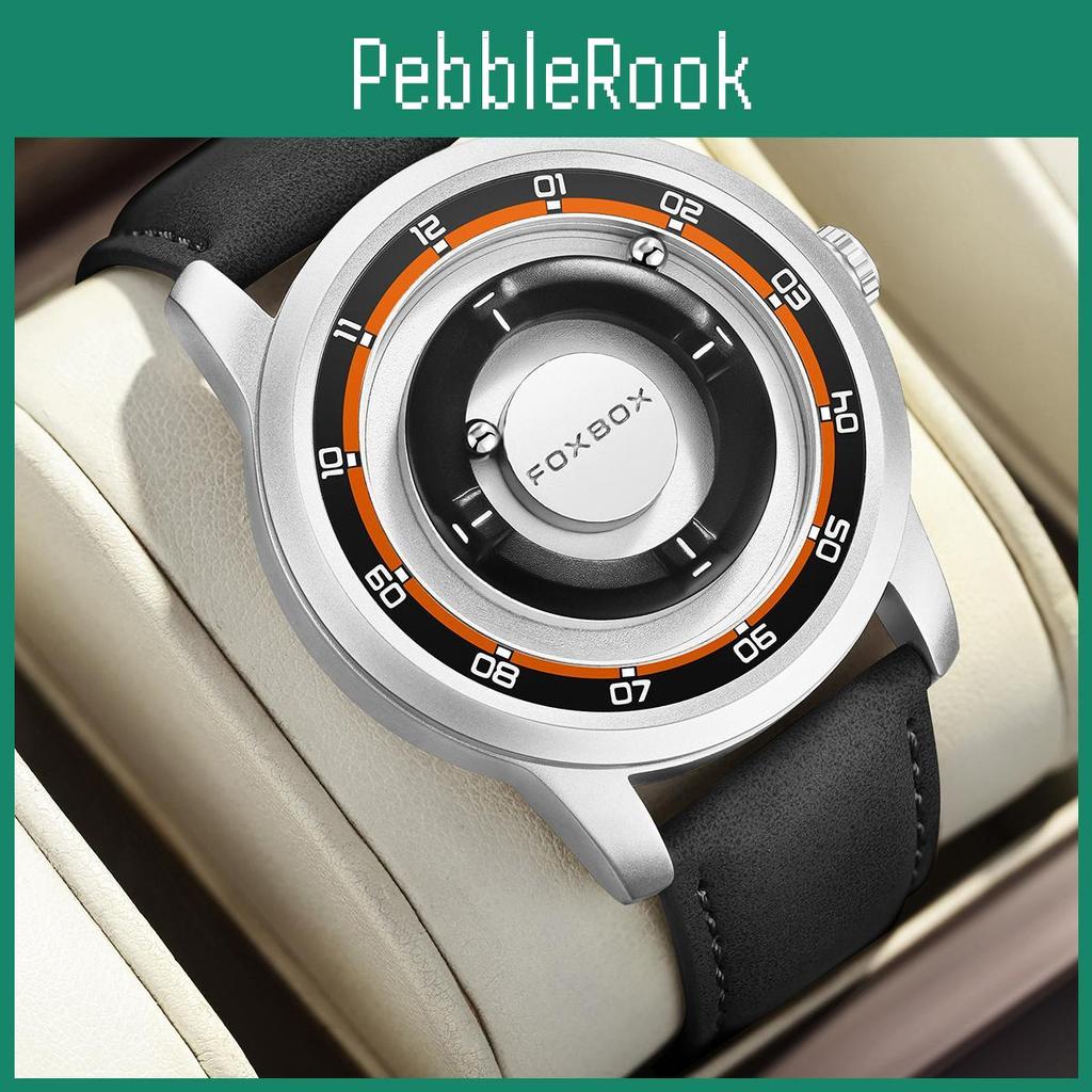 Fashion Foxbox Driven Watch Magnetic Waterproof Quartz Wristwatch Rolling Steel Ball Pointer Sports Watches