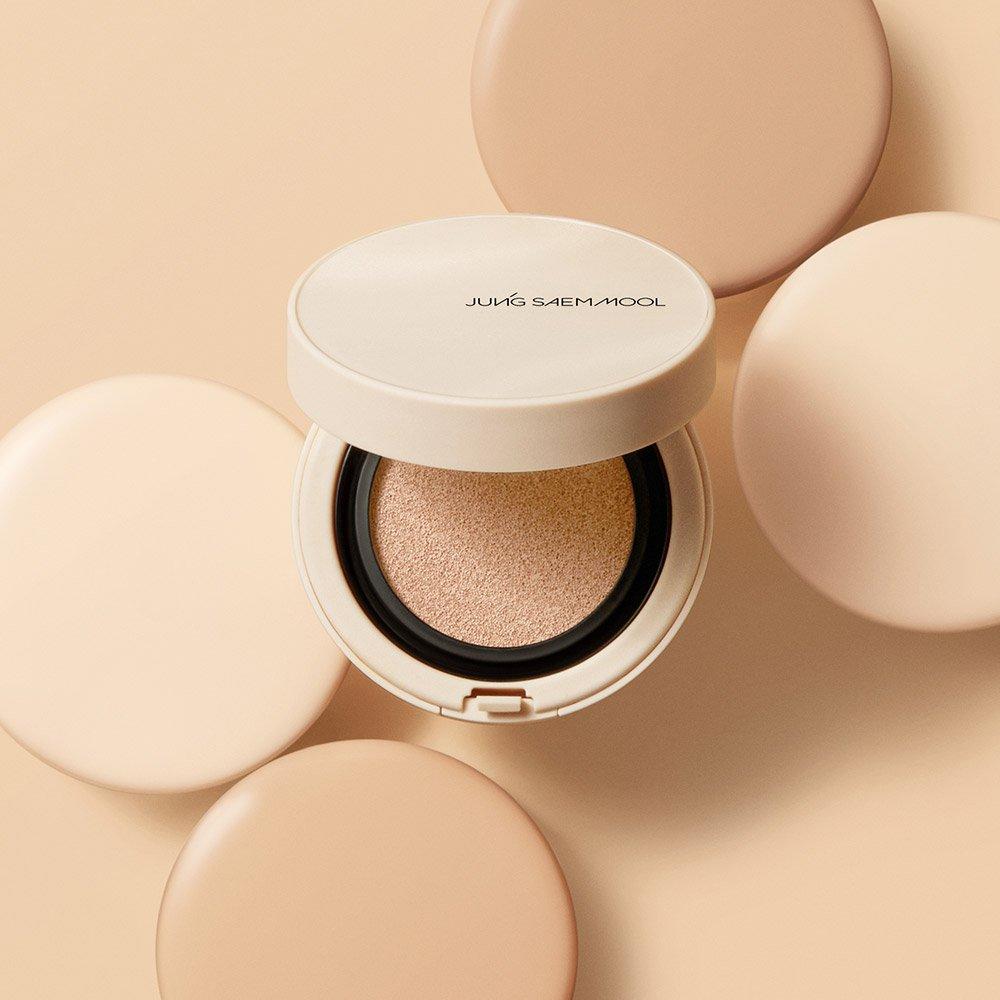 JUNGSAEMMOOL Skin Nude Cover Layer Cushion 14g (including Refill 14g) + Ampoule 5ml X 2 + Nude Foundation 5ml