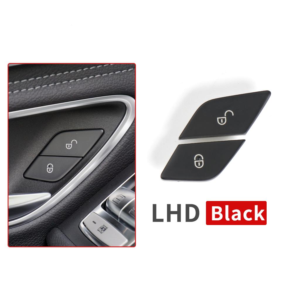 W205 W253 Car Front Door Lock Switch Button Level Central Lock Switch Cover For Mercedes  Benz C E GLC Class W213