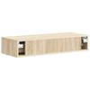 Wall Mounted Side Table Sonoma Oak 87.5 X 34.5 X 17 Cm
