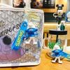Adorable Smurfs Silicone Keychain Cute Cartoon Blue Papa Keyring Bag Charm