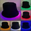 Night Club Dancing Party Performance LED Luminous Bucket Hat Colorful Neon Light Fishermen Caps Man Woman Glow Party Decor