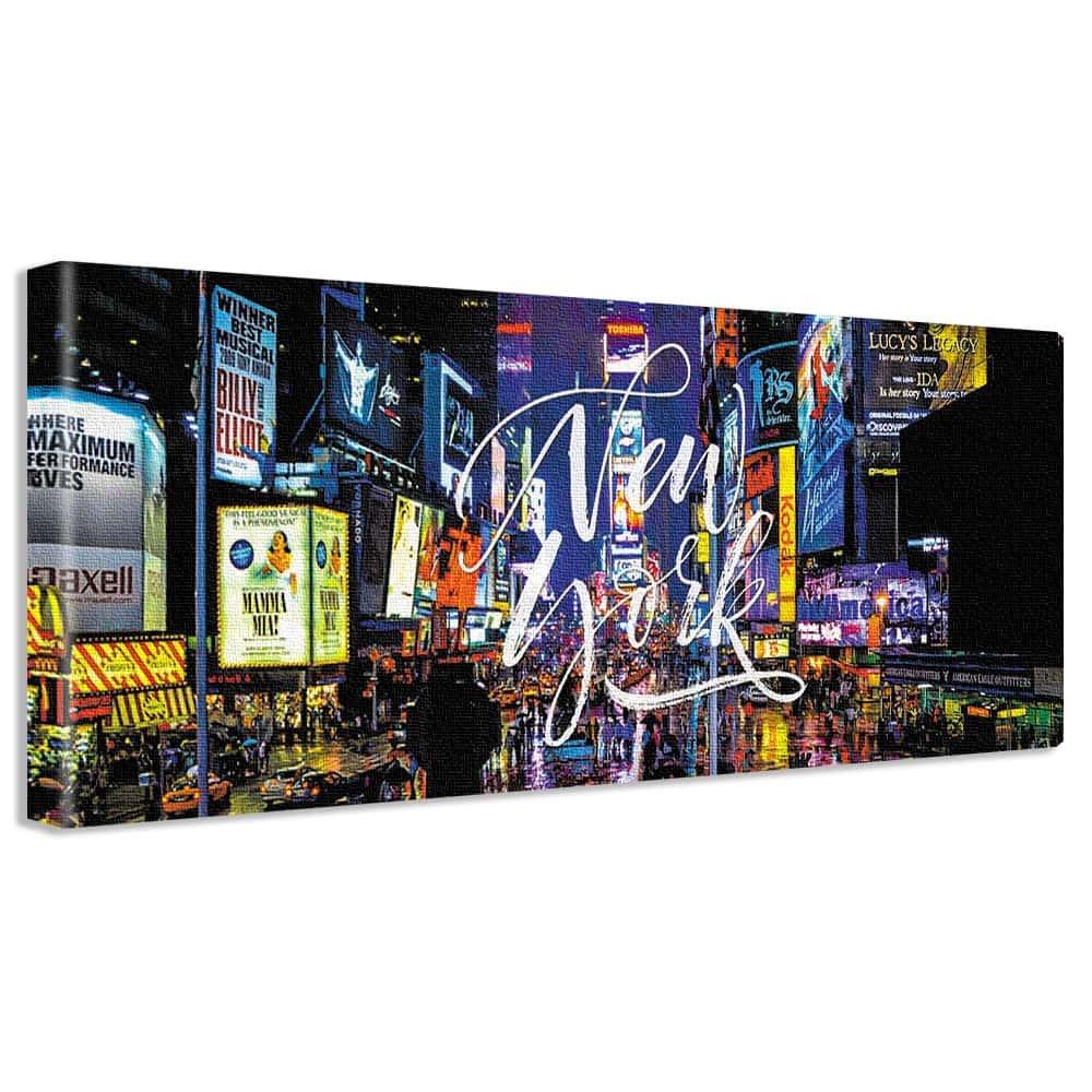 Art Deli New York Fabric Wall Art Panel, poht_w-1701-02, 30 x 78.5 cm, Made in Japan