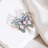 1pcs New Fashion Enamel Painted Butterfly Brooches for Women Clothing Coat Party Accessries Gifts for Friends
