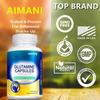 Glutamine & Vitamin Capsules: Enhance Cognitive Performance, Promote Brain Health - 120 Capsules