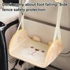 Car Seat Foot Rest Ergonomic Adjustable Footrest Toddler Rear Seat Support Footrest for Adults Elderly Passenger Travel Long
