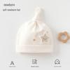 Newborn 0-3 Months Double Layer Baby Hat for Spring & Autumn – Protects Fontanelle
