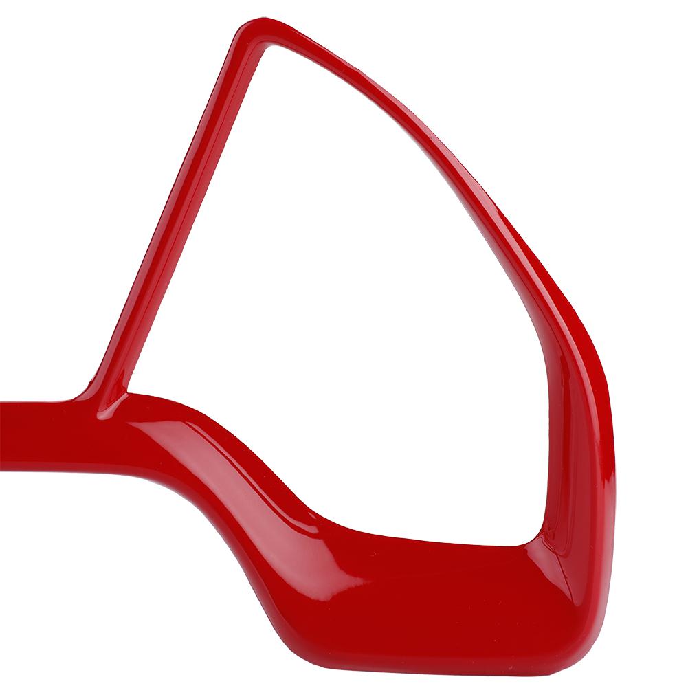 Car Dashboard Decorative Frame   Rings Trim for     10th 2016.2018 (Red)